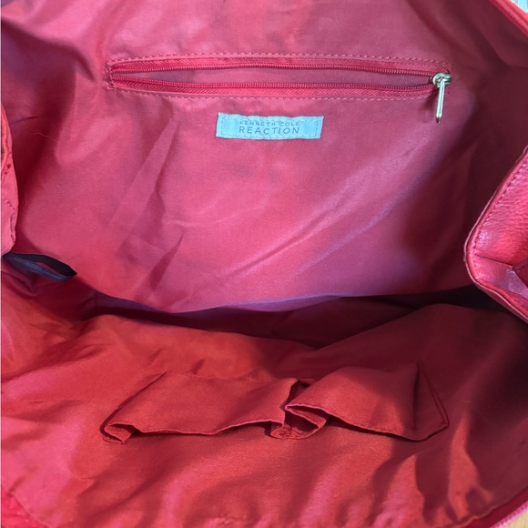 Kenneth Cole Reaction Bold Red Satchel - Picture 3 of 7